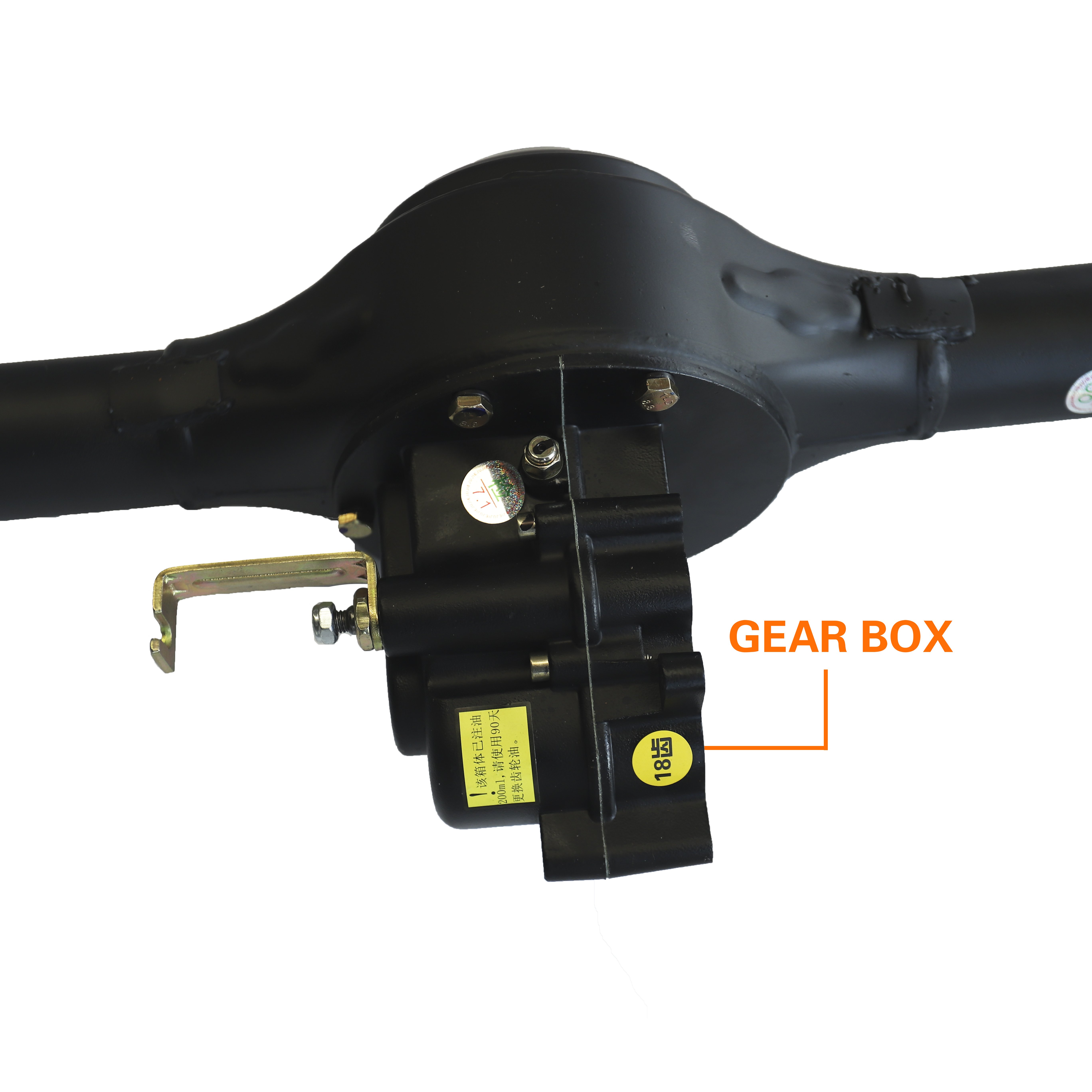 Factory Customized E- Rickshaw Differential Hydraulic Drum Brake Rear Axle Solar Electric Tricycle Cargo