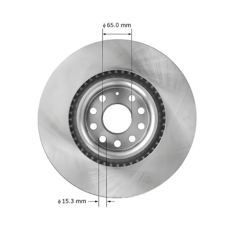 Oem 1K0615301M Front Brake Disc Auto Parts Car Brake Disc for Audi A3 S3 TT 2009-2017