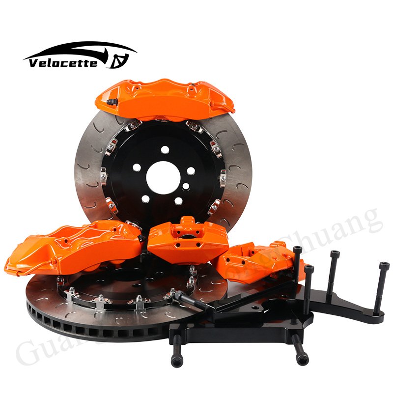 Upgraded Big 6 Piston Brake Calipers Set Rotor 355 380 400mm for bmw X6 X5 E92 E60 M5 m3 E71 audi RS S3 Mk7 gti Sq5 S4 B8 B9