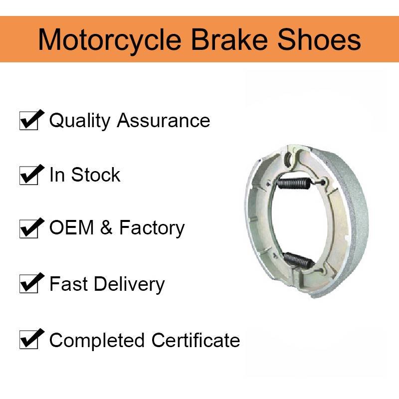 FB150 High Quality Universal Motorcycle Brake Shoe Rear Drum Brake Pads Shoes Pads