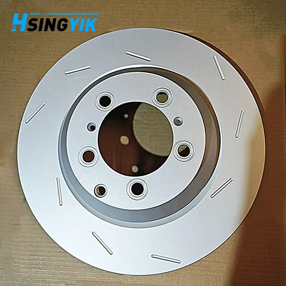 Hsingyik 390 MM 971615301J 971615302J Ventilated Slotted Front Disc Brake Rotor for Porsche Panamera 971 2.9 4S