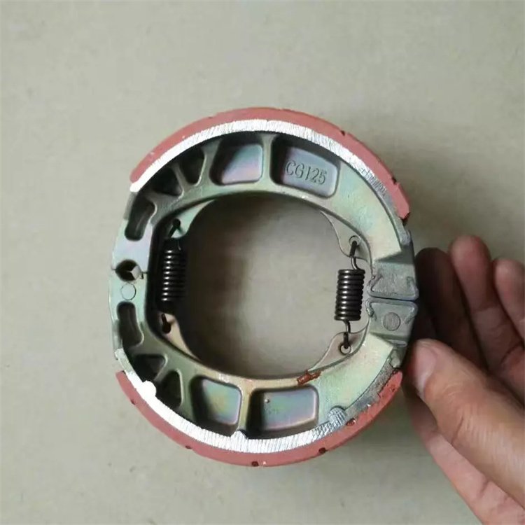 One-stop Service Custom Design Motorcycle Brake Parts CG 125 Brake Shoe High Quality Durable Brake Pad Lining
