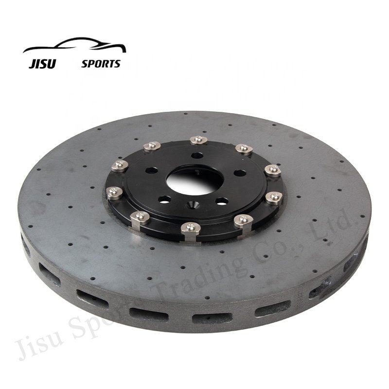 Ready Top Auto Car Brake Disc Fiber Coating Carbon Ceramic Brake Discs Rotors 390mm/394mm for Chevrolet Corvette ZO6