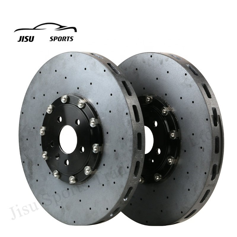 Ready Top Auto Car Brake Disc Fiber Coating Carbon Ceramic Brake Discs Rotors 390mm/394mm for Chevrolet Corvette ZO6