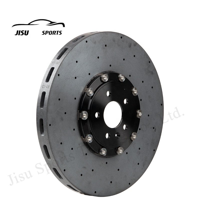 Ready Top Auto Car Brake Disc Fiber Coating Carbon Ceramic Brake Discs Rotors 390mm/394mm for Chevrolet Corvette ZO6