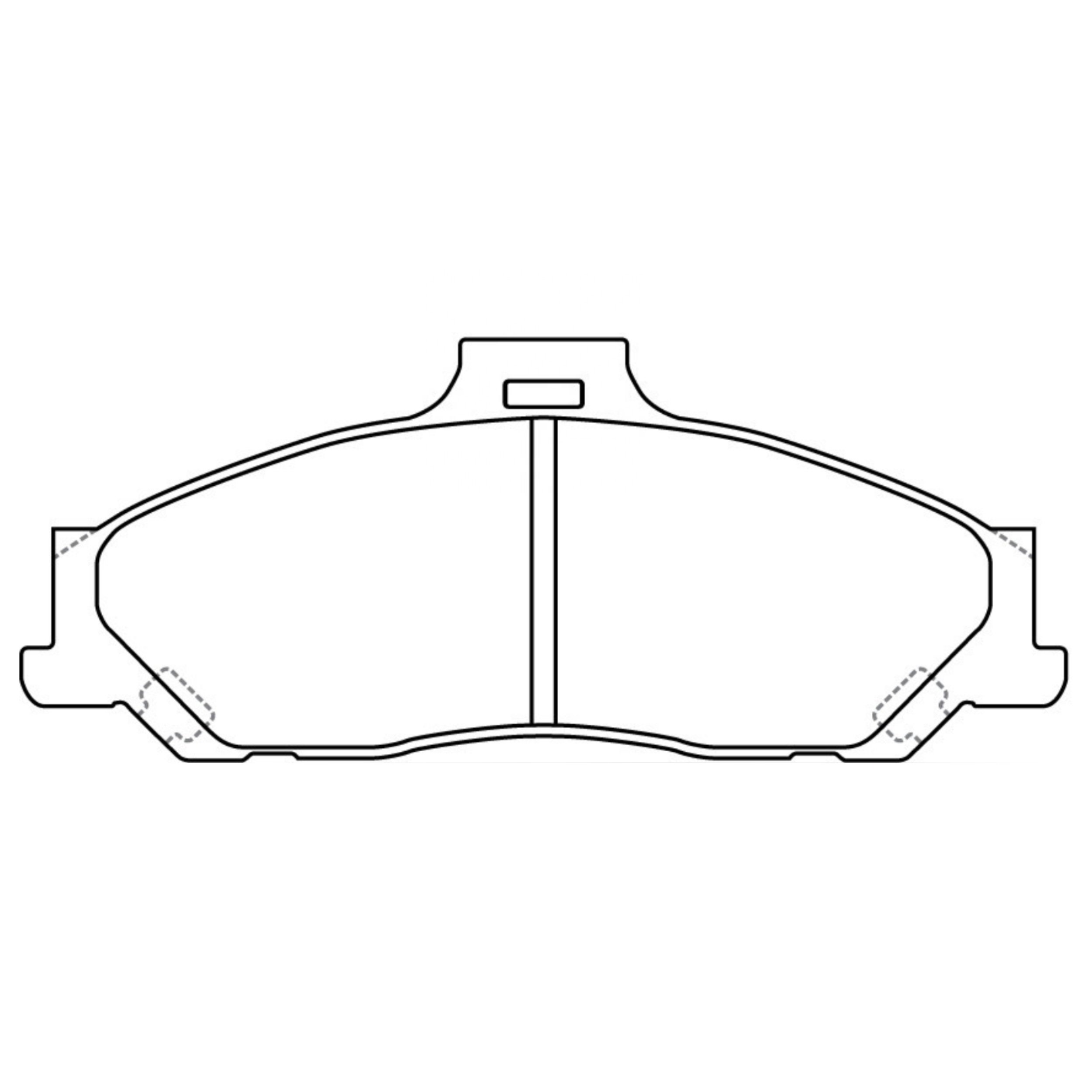 High Performance Factory Auto Parts Brake Pads (Pastillas De Freno) OEM Disc D1573/wva 23540 Is Front Axle Brake for FORD