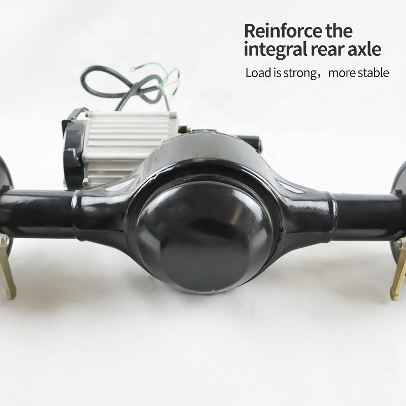 Electric Tricycle Low Speed Brushless Motor Brake Rear Axle Kit 48v800w1000w Trolley Drive Rear Axle Assembly