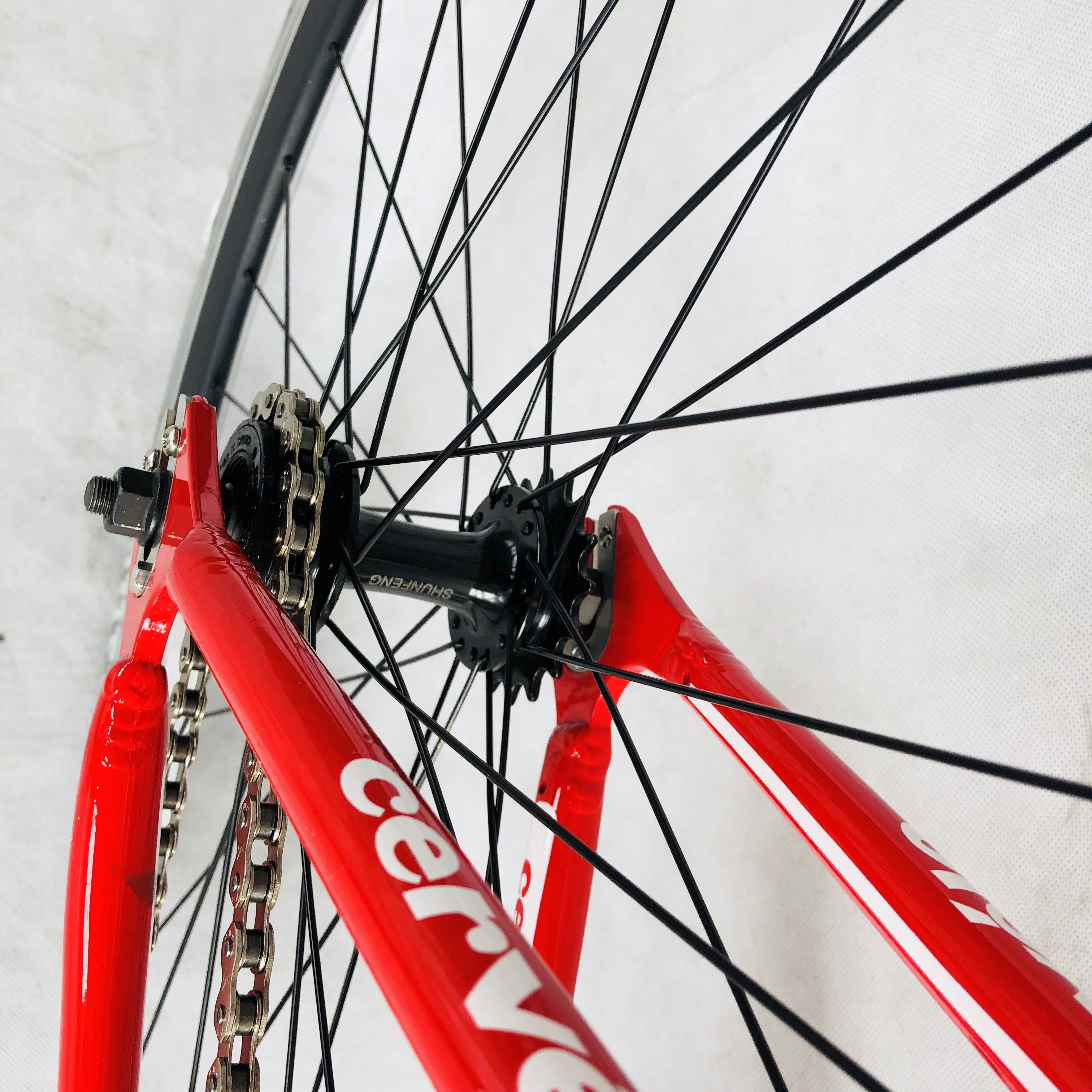 700C Single Speed Track Aluminum Frame Carbon Fiber Fork Light Weight Fixed Gear Bike