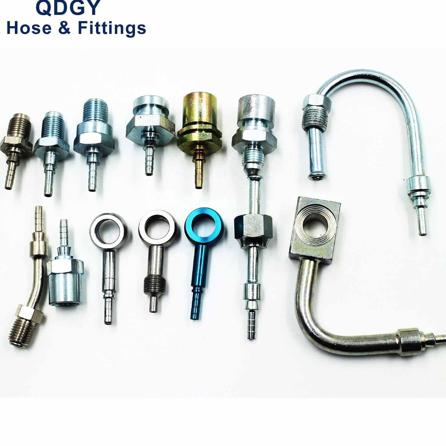High Performance Rubber Brake Hose Pipe Tube Fuel Line Automotive Hydraulic Brake Hose Male Female Banjo End Joint Fittings