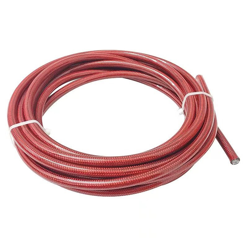 After Market Motorcycle PTFE SAE J1401 1/8 3.2mm Hydraulic Brake Oil Hose Assembly