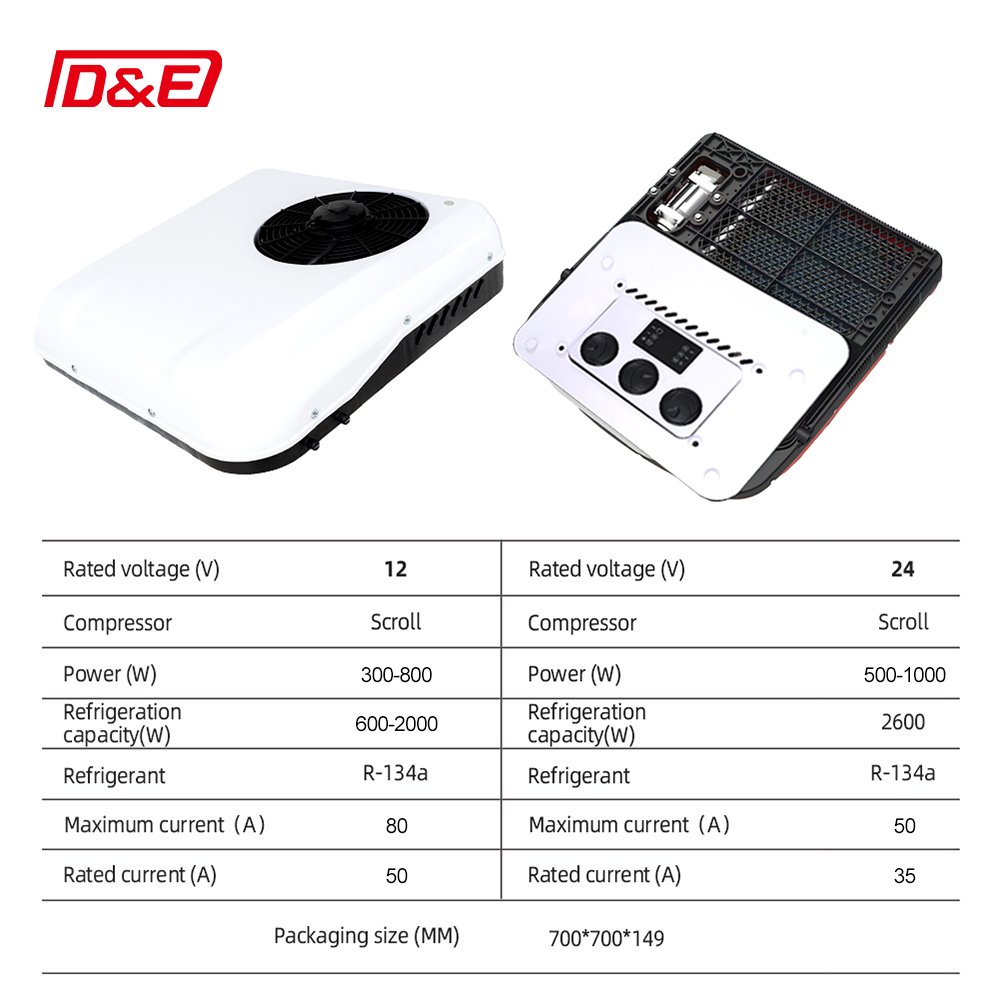 Mini air Conditioner 12V 24V Air Conditioner for Small Truck RV Van Camper