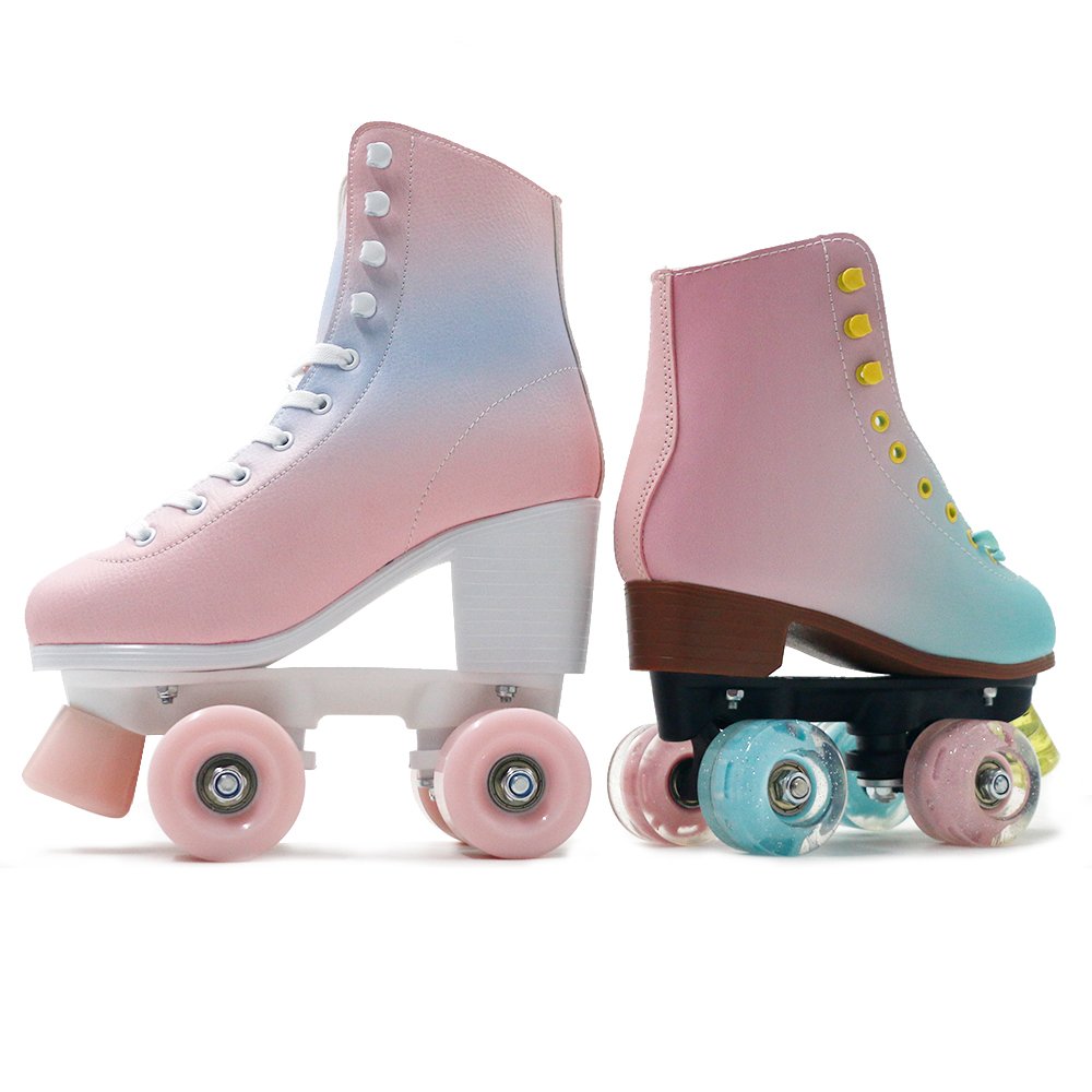 Brake Pink Flashing Roller Children Inline Skate Roliklar Flashing Roller