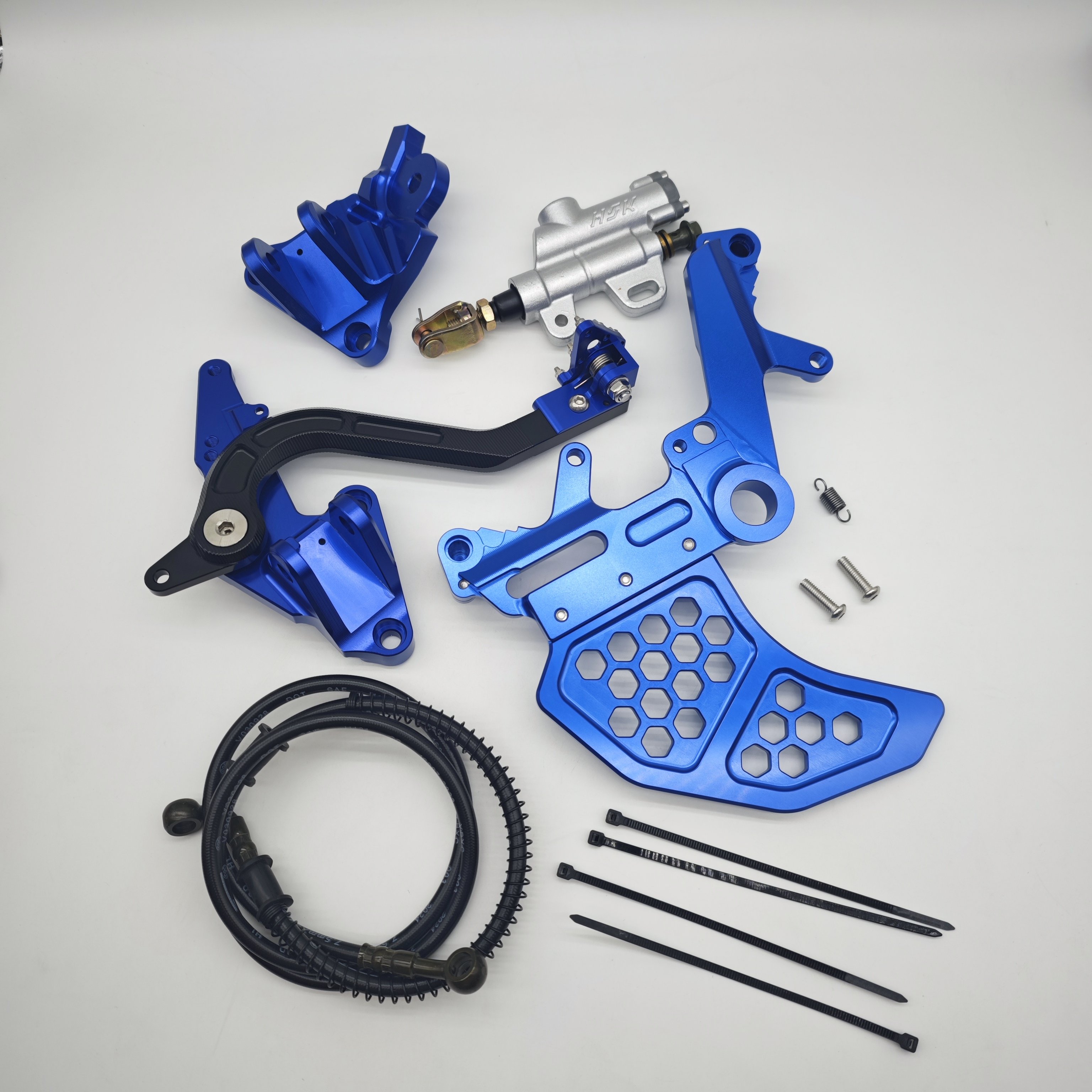 Foot Brake Assemble With Left Bracket With Dual Caliper Guard for Surron Ultra Bee