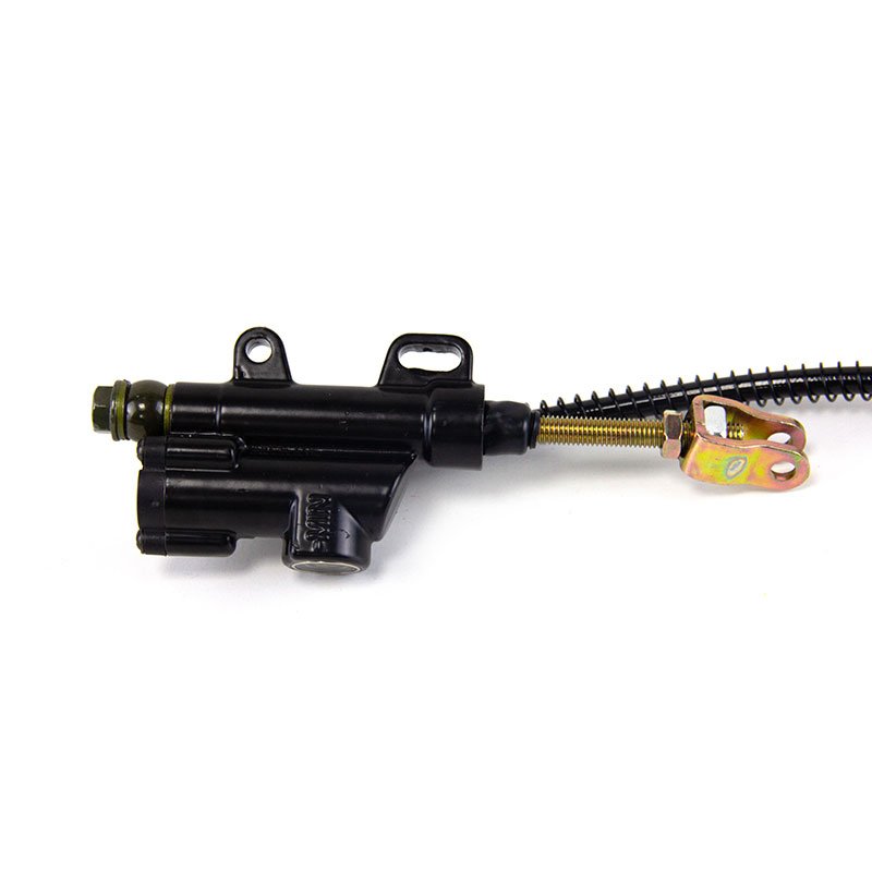 Motorcycle Rear Brake Master Cylinder Caliper Assembly With Rear Disc Brake Pad Fit for 50cc 70cc 90cc 110cc 125cc Chinese ATV