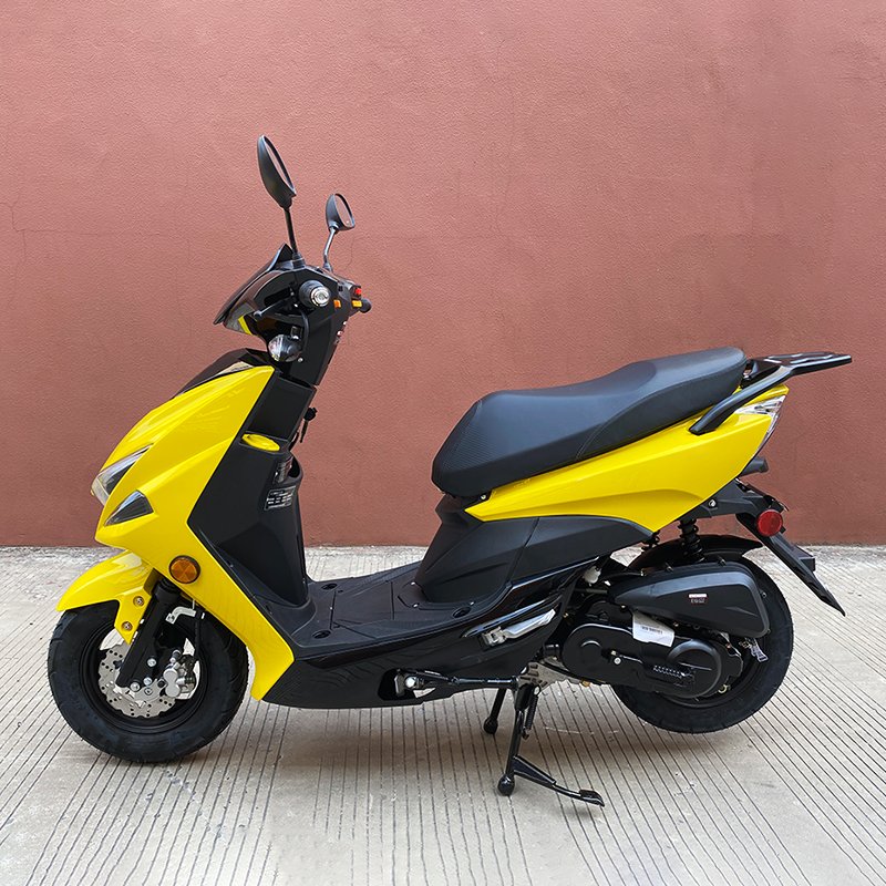 EPA EEC Certified Flash 50cc 125cc Air-Cooled Engine Gasoline Scooter Max Speed 85kmh Powered Gas Cooter for Adult