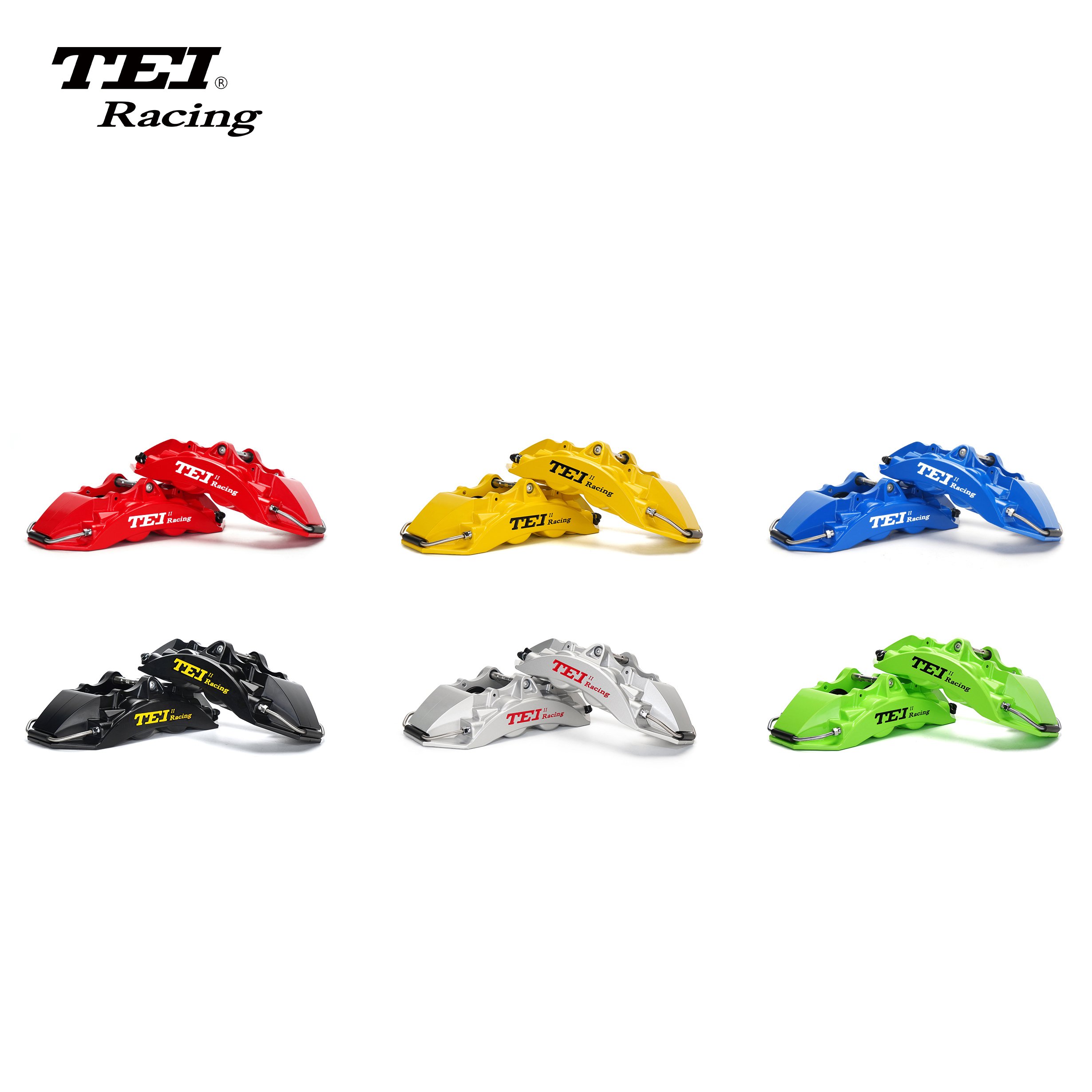 TEIRACING Big Brake Kit P40NS+ 4 Pot Split Caliper With 355 High Carbon Content Auto Brake System for 18 Inch Car Rim