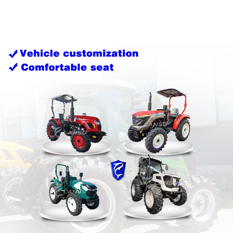 Lansu Assembly Disc Harrow Mini Four-wheel Tractor Tractor for Sale