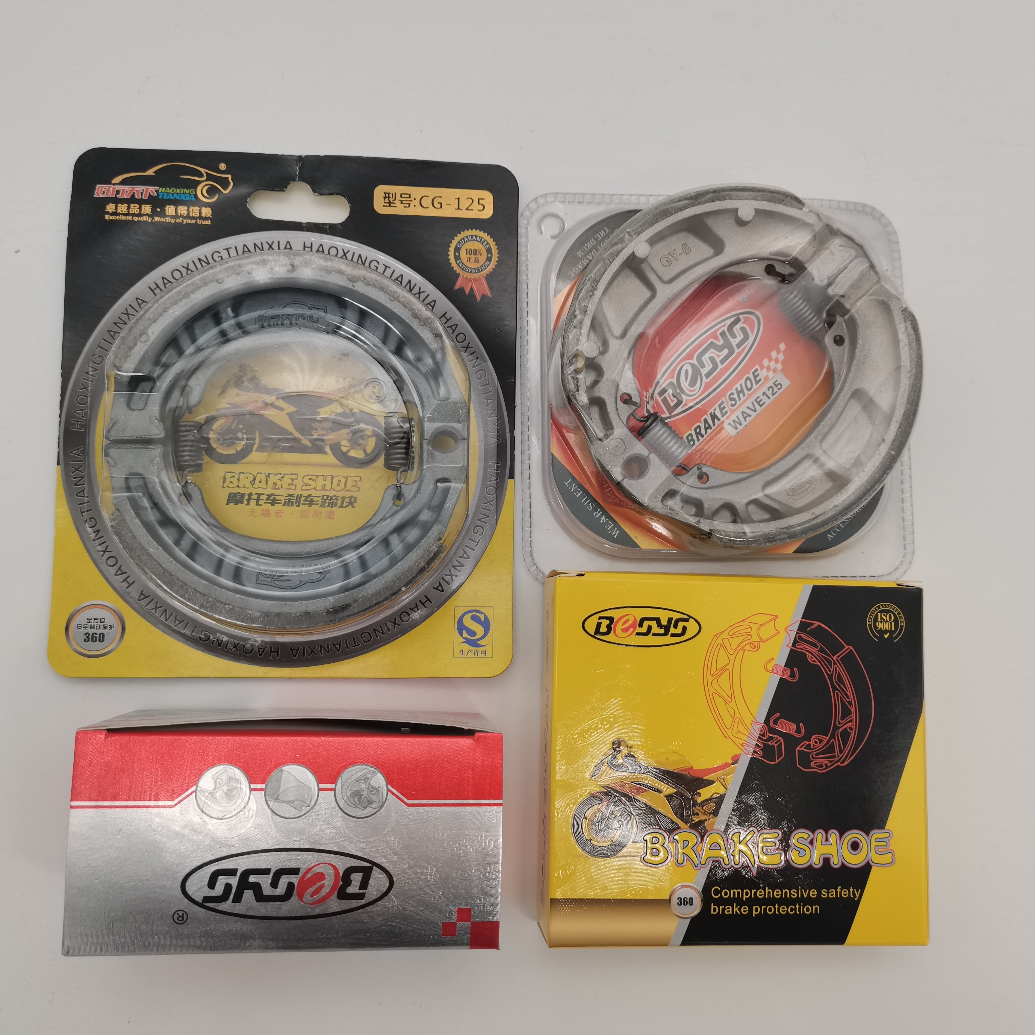 High Quality and Competitive Price CD70 CG125 DREAM GY-6 KHRISMA WAVE Motorcycle Brake Shoes 110cc Break Shoes