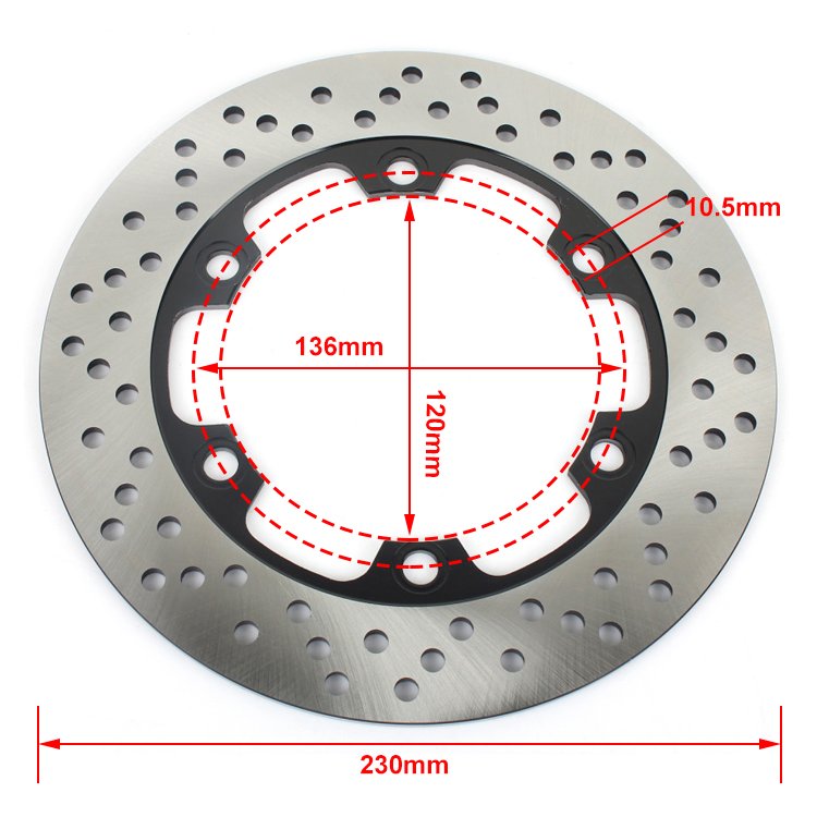 Wholesale Custom Klr 650 Disc Brake Rotor for Kawasaki KLE500 KL650 KLR650