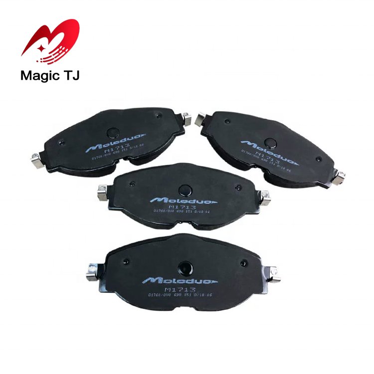 OEM D1760 Wholesale Brake Pads for Car Semi-metallic Front Rear Brake Pad Hi Q for Audi A3 Benz BMW Car Brake Pad