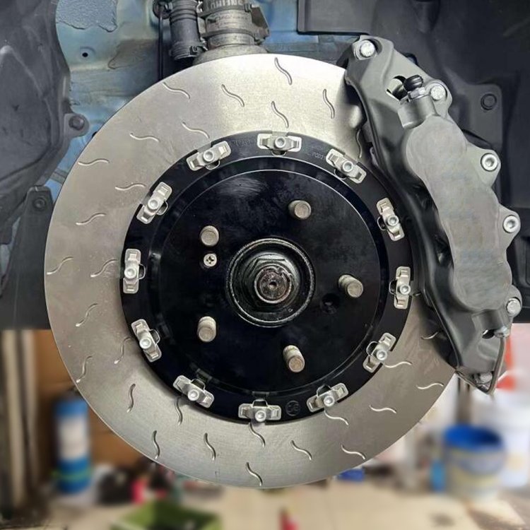 High Quality Brake Caliper AT6 6 Piston Racing Brake System Big Brake Kit for Honda Civic JAZZ FIT GE6 FK FD FN AP1 EK4 DC2