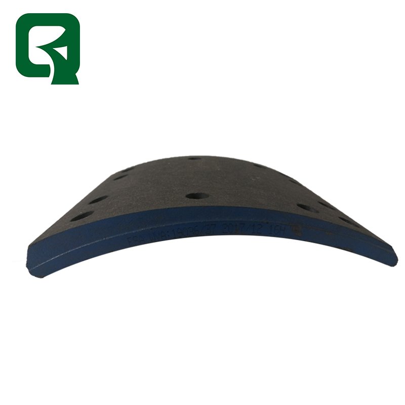 SAE Quality Semi-Metallic Auto Brake Parts 19036/037 Truck Brake Shoe Lining for Trucks Reliable Truck Brake Systems