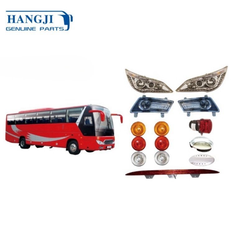 ZK6120 Use for Southeast Asia Market Bus Parts Headlamp Rear Tail Light Fog Lamp Brake Pad Drum Cylinder Adjustment Arm