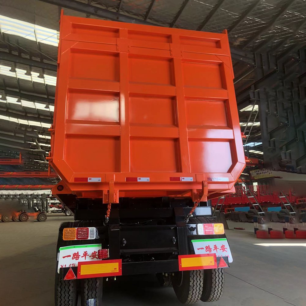 Manufacture Direct Sale 3/4 Axles Hydraulic Dump Trailer 30-60 Ton Dump Semi Trailer for Sales