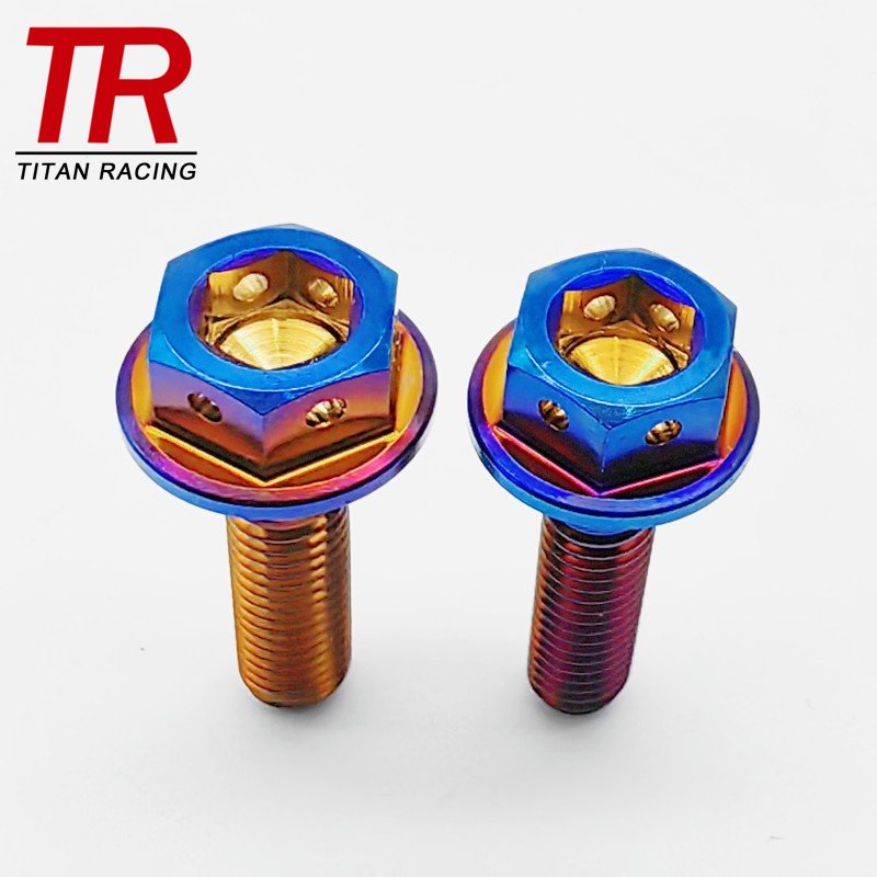 Titanium Bolts Cnc Gr5 Metric Button Head Torx Screw Motorcycle Alloy Anodized M4 M5 M6 M8 M10 M14 TC4 Titanium Bolts