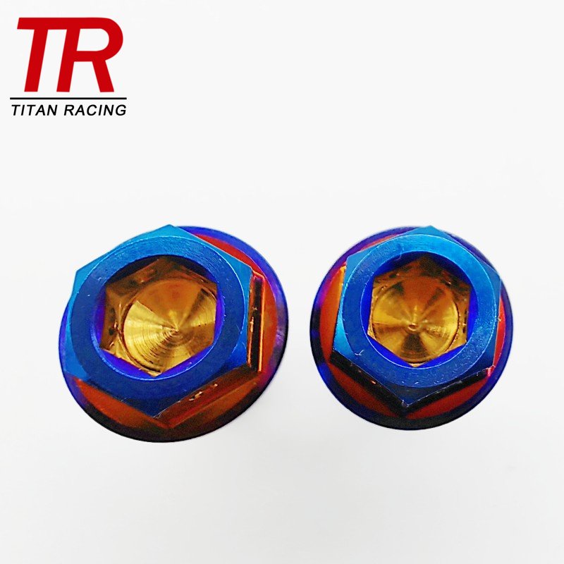 Titanium Bolts Cnc Gr5 Metric Button Head Torx Screw Motorcycle Alloy Anodized M4 M5 M6 M8 M10 M14 TC4 Titanium Bolts