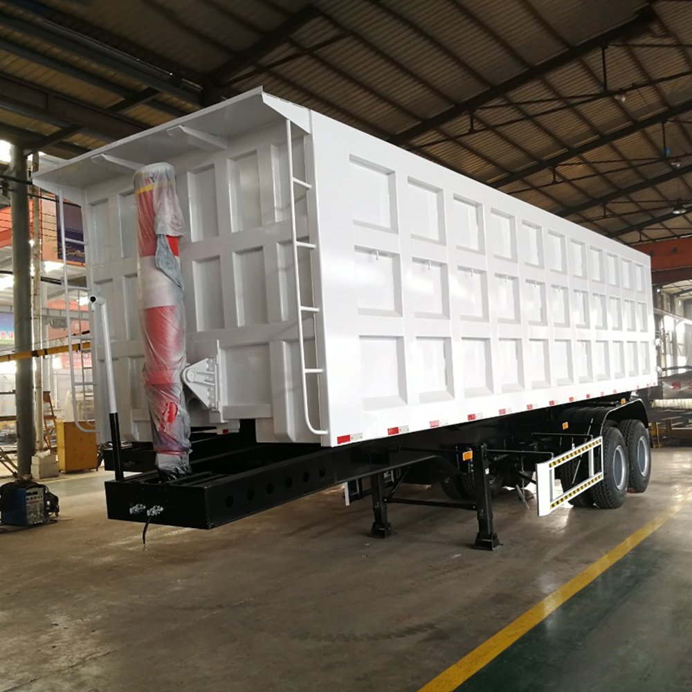 Chinese Customizable Multifunction 3 4 6 Axles Hydraulic U Shaped Tipper Dump Semi Trailer for Sale