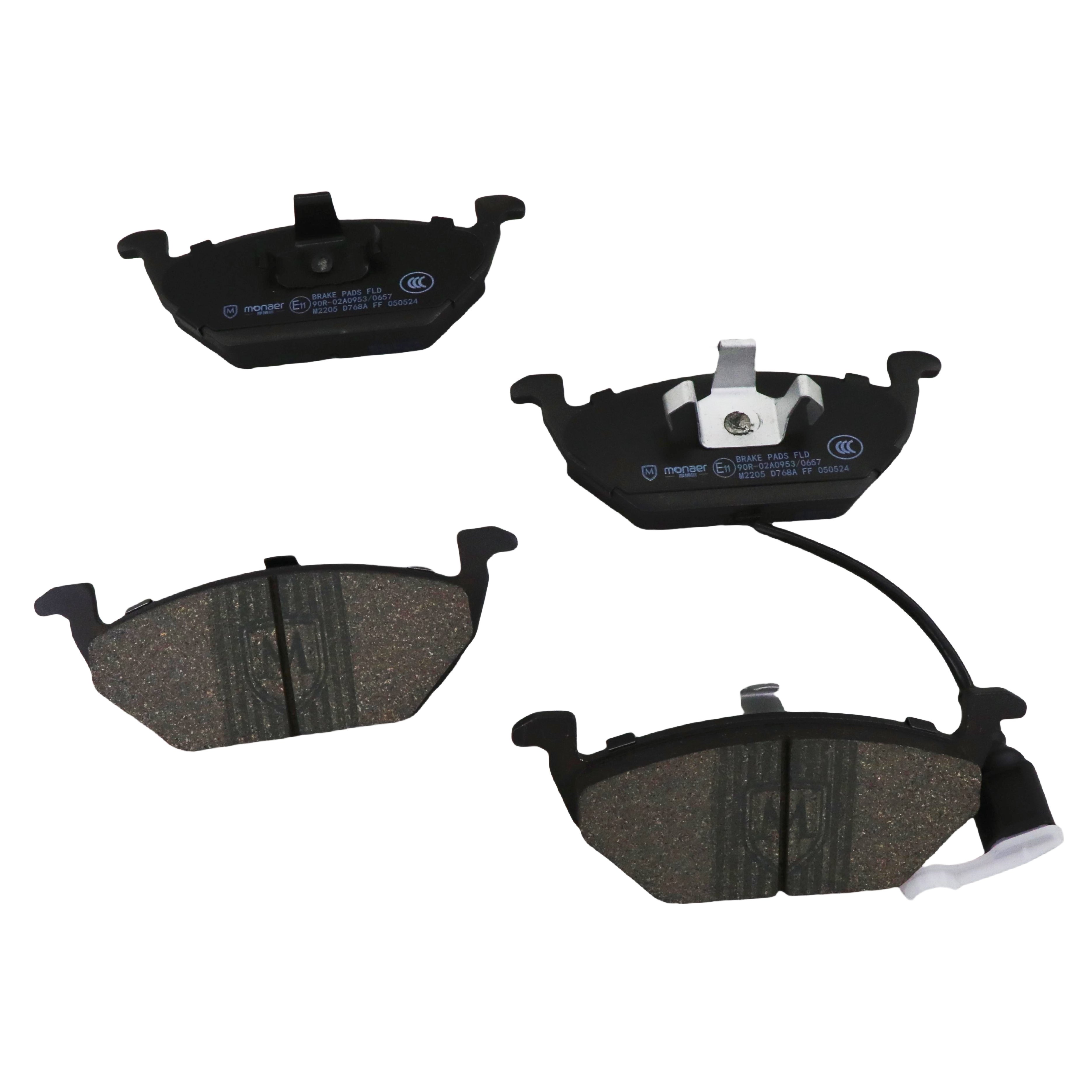 D768A Monaer Ceramic Brake Pads High Quality No Noise, Low Dust Brake Pad for VAG
