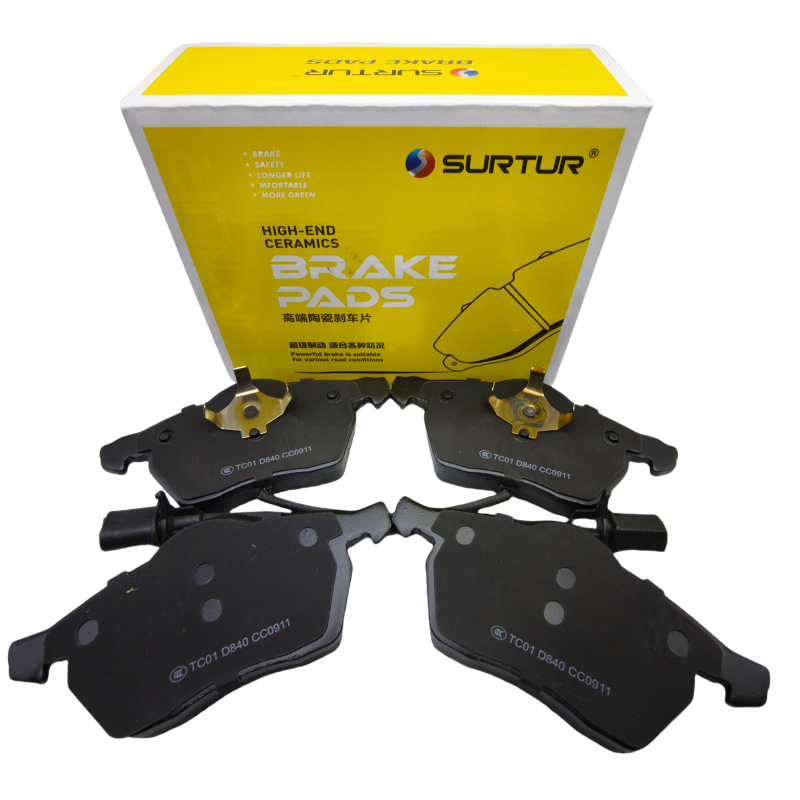 OEM Kowosien D840 Ceramic Semi-Metal Brand Brake Pad for audi Saic Skoda Car Front Brake Pads