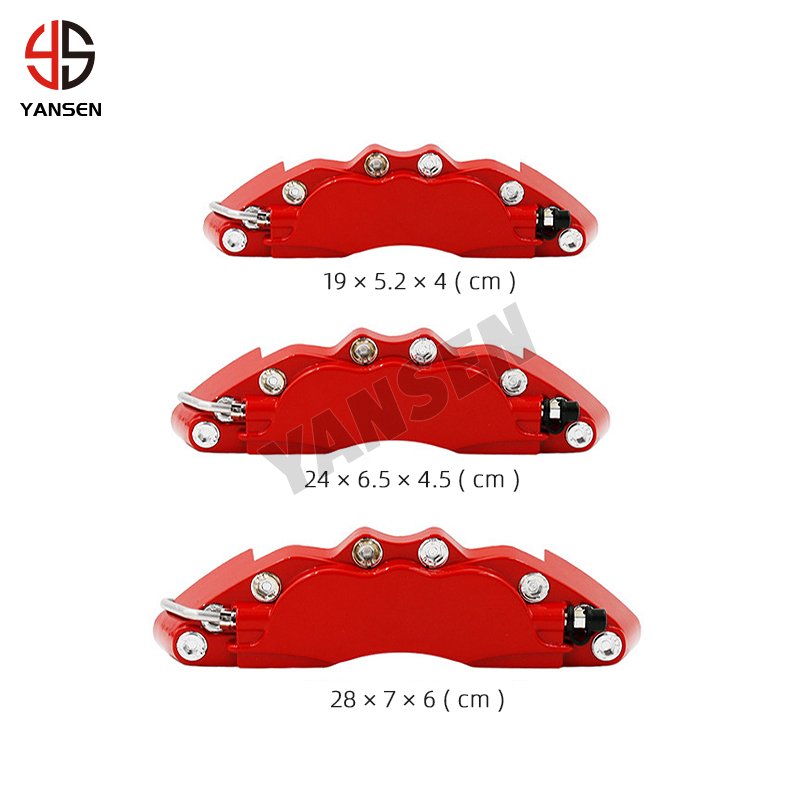 Universal JDM Car Accessories Aluminum Alloy Custom Auto Metal Brake Caliper Cover Modification Parts