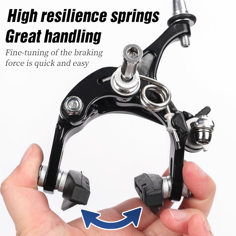 Lebycle Road Bike Caliper C- Brake Aluminum Alloy Bicycle Front Rear Cycling Brake Bike Brake Dual Pivot Caliper Accessories