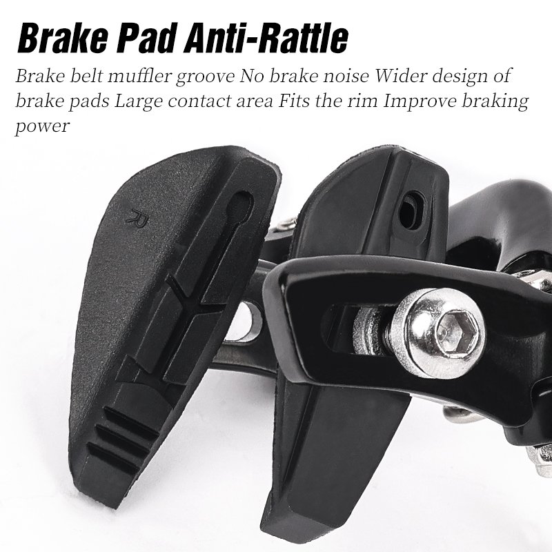 Lebycle Road Bike Caliper C- Brake Aluminum Alloy Bicycle Front Rear Cycling Brake Bike Brake Dual Pivot Caliper Accessories
