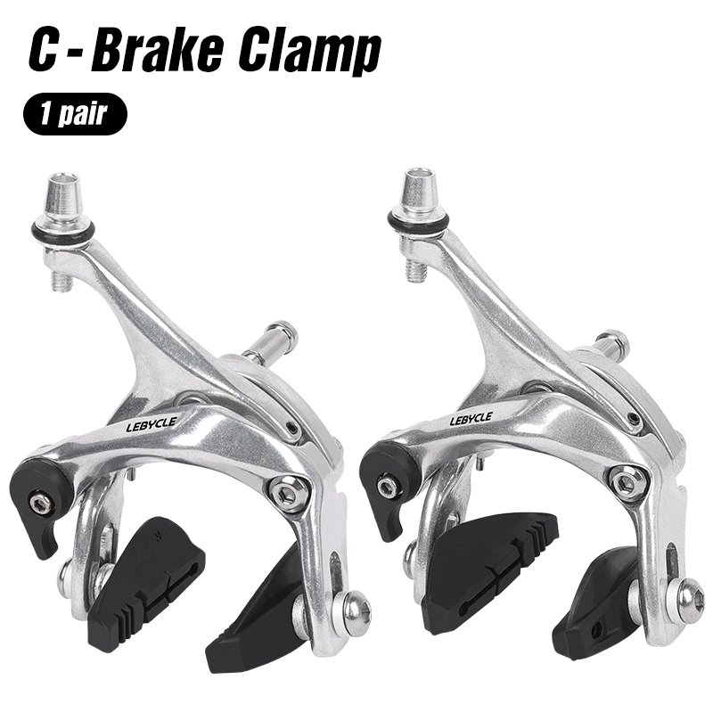Lebycle Road Bike Caliper C- Brake Aluminum Alloy Bicycle Front Rear Cycling Brake Bike Brake Dual Pivot Caliper Accessories