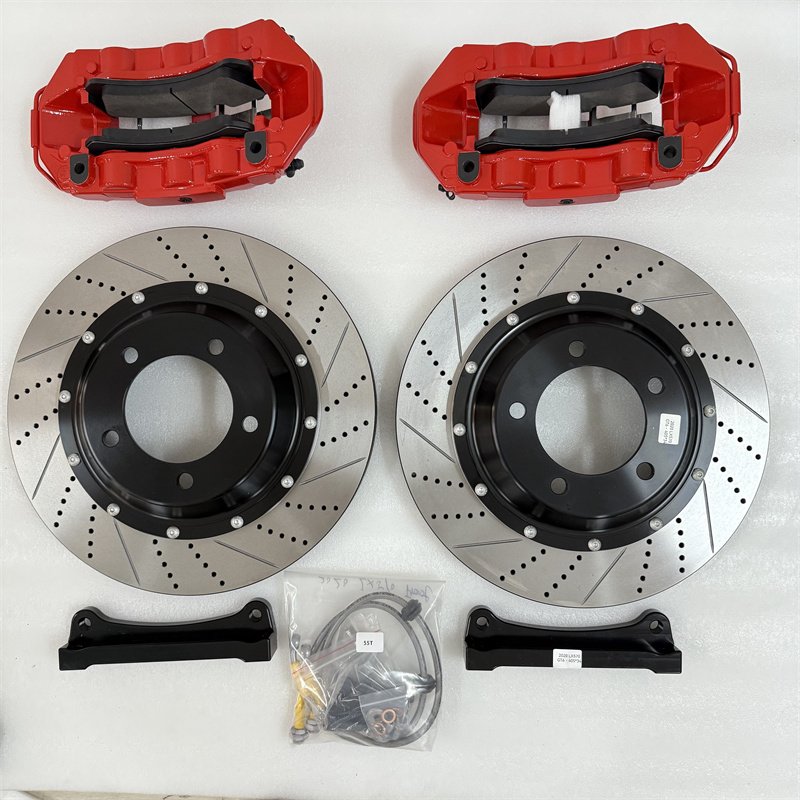 Big Brake Kit Brake Upgrade 6 Piston Caliper Ceramic Brake Pads for Mazda RX7 RX8