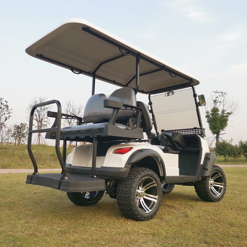 72V Lithium Battery 4KW/5KW/7KW AC Motor 4 Wheels Brake Front Disc Brake Electric 4 Passengers Lifted Golf Cart for Sale