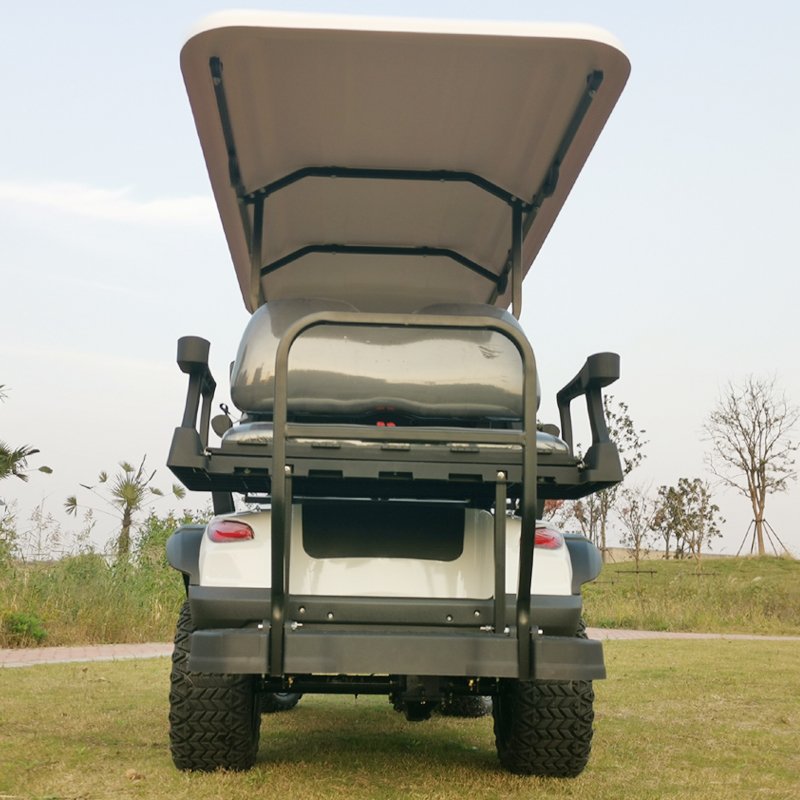 72V Lithium Battery 4KW/5KW/7KW AC Motor 4 Wheels Brake Front Disc Brake Electric 4 Passengers Lifted Golf Cart for Sale