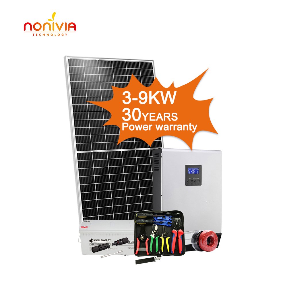 Home Whole House Cheap 48v 3000w 5kw Solar Cell Power Generator Generation Photovoltaic System