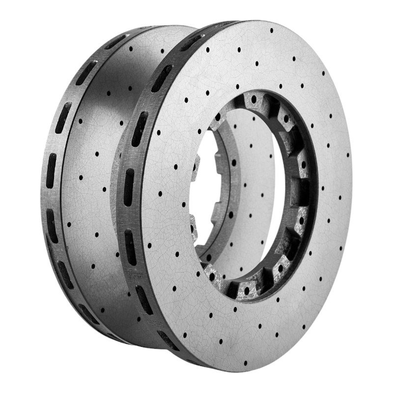 440x40 Carbon Ceramic Brake Kit with 10 Pistons New Condition Black Disc Rotor for Genesis GV80