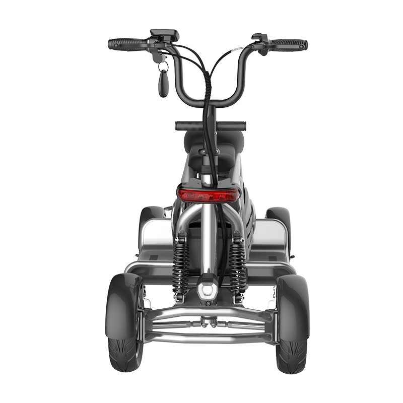 yidi D12 11inch 400W/800W electric scooter 4 wheels Cargo Trike Electric Mobility Scooter with Pet Basket