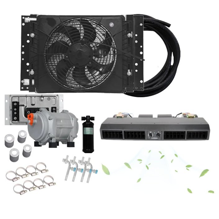 2024 New Style 4 Holes 12v air Rv Conditioner air Home Conditioner 24v Boat air Conditioner for Car