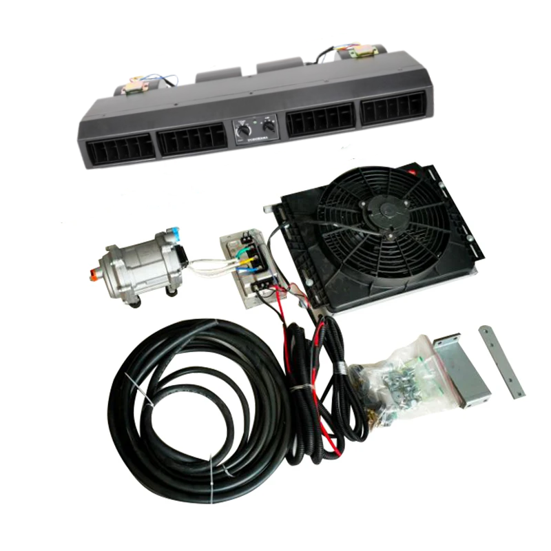 2024 New Style 4 Holes 12v air Rv Conditioner air Home Conditioner 24v Boat air Conditioner for Car
