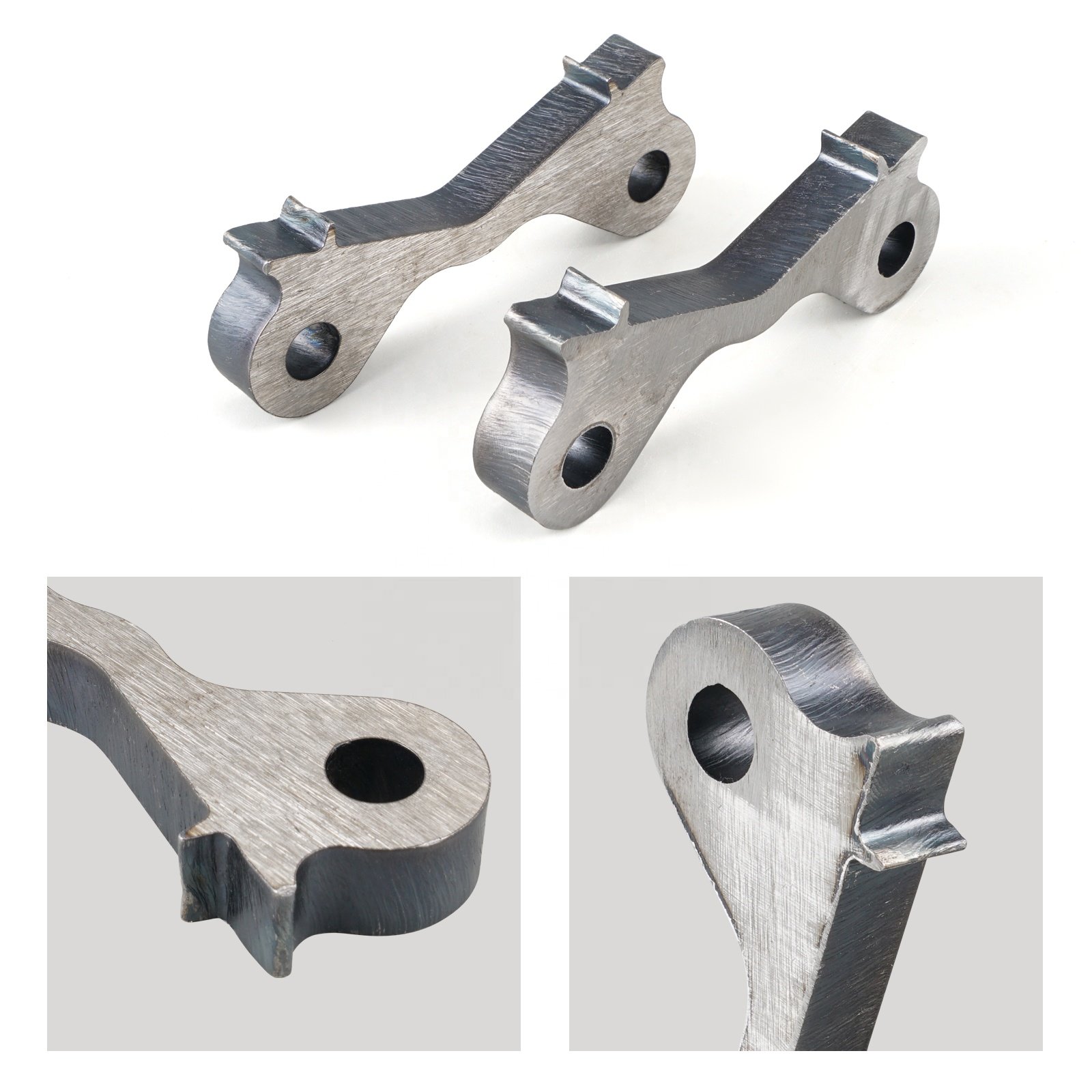 BEVINSEE 2x Steel 325i 330i M3 Drift Dual Brake Calipers Adapters Weld-on for BMW E36 E46 Rear Trailing Arms