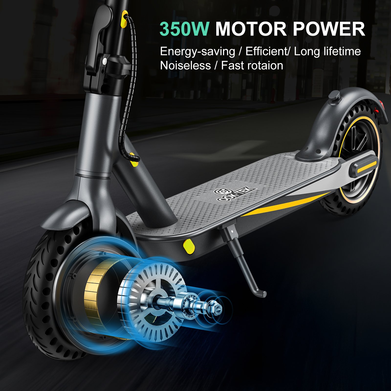 EU UK USA Stock Warehouse Adult Folding Electric Scooters Portable 350w 10.4ah Skuter with Solid Tyre Scooter Electric