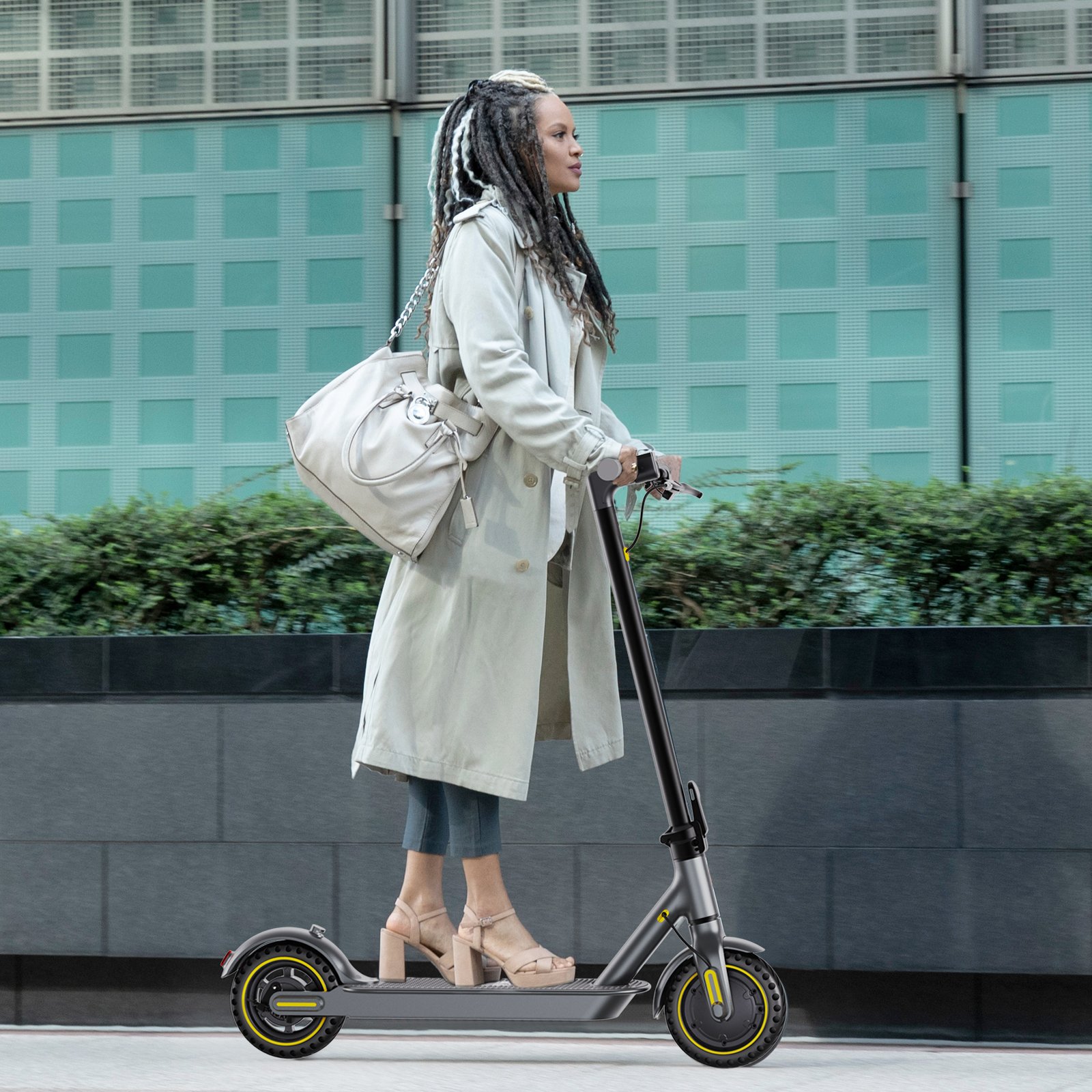 EU UK USA Stock Warehouse Adult Folding Electric Scooters Portable 350w 10.4ah Skuter with Solid Tyre Scooter Electric