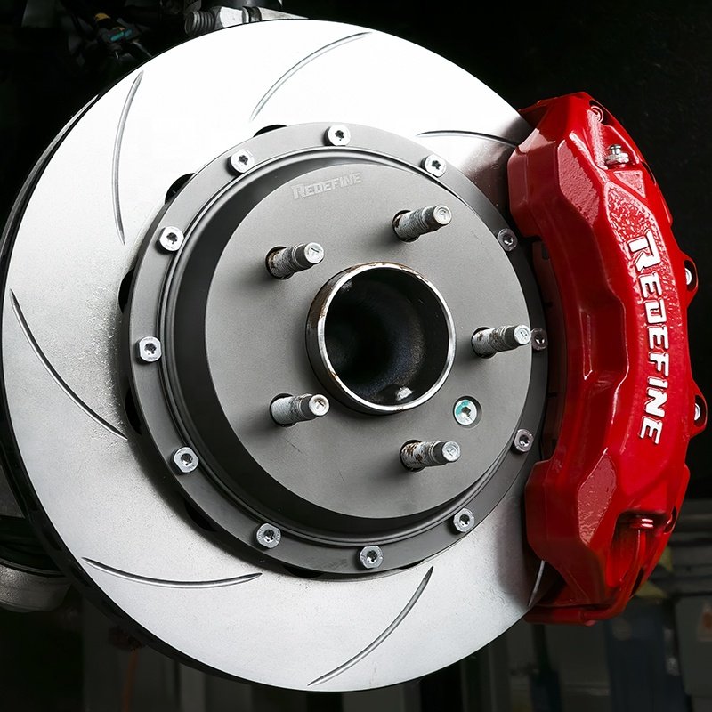 Support 90% Cars Custom Forged Rear Brake Caliper 4 Piston Brakes Kit for Toyota 4 Runner