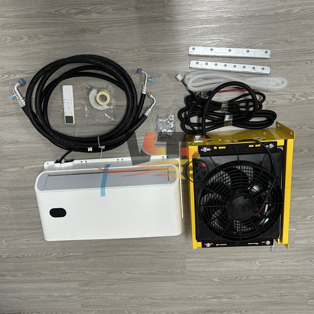 AC Unit Van Tractor Cabin Parking Ac air Conditioner 24v Truck air Conditioning 12 Volt 12V